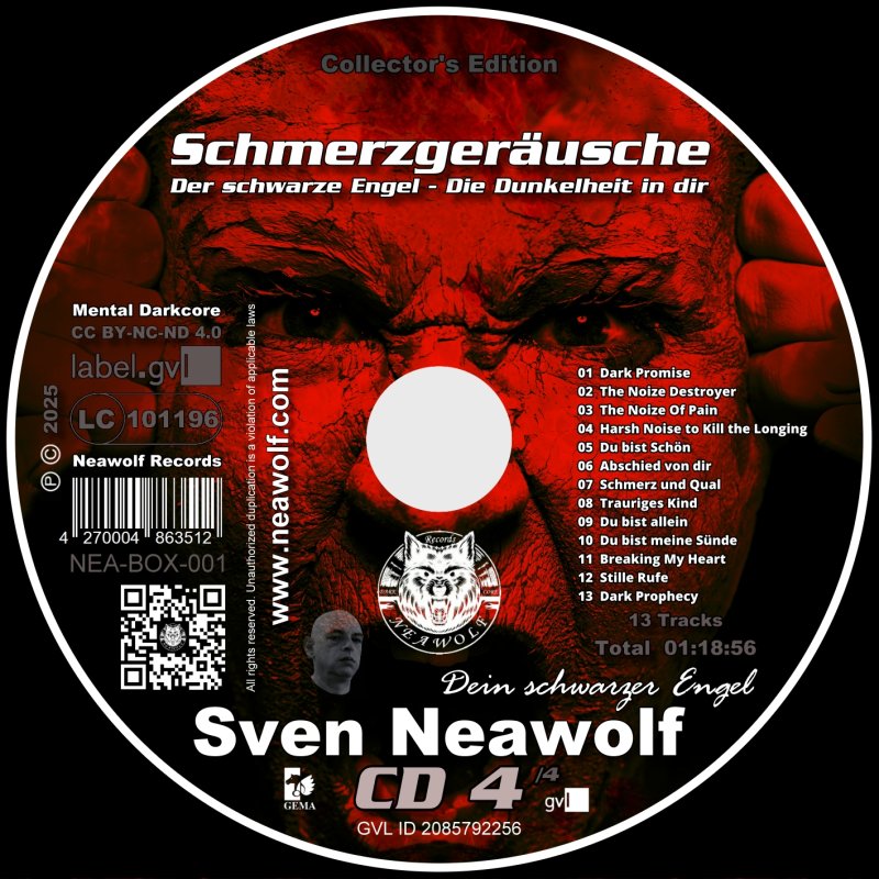 Der schwarze Engel – Schmerzgeräusche [CD]